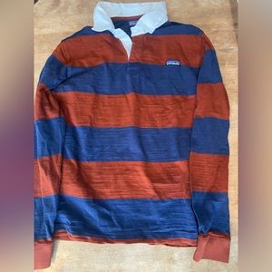 Patagonia striped rugby shirt - mens medium
